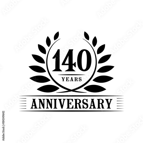 Wallpaper Mural 140 years anniversary logo template. 
 Torontodigital.ca