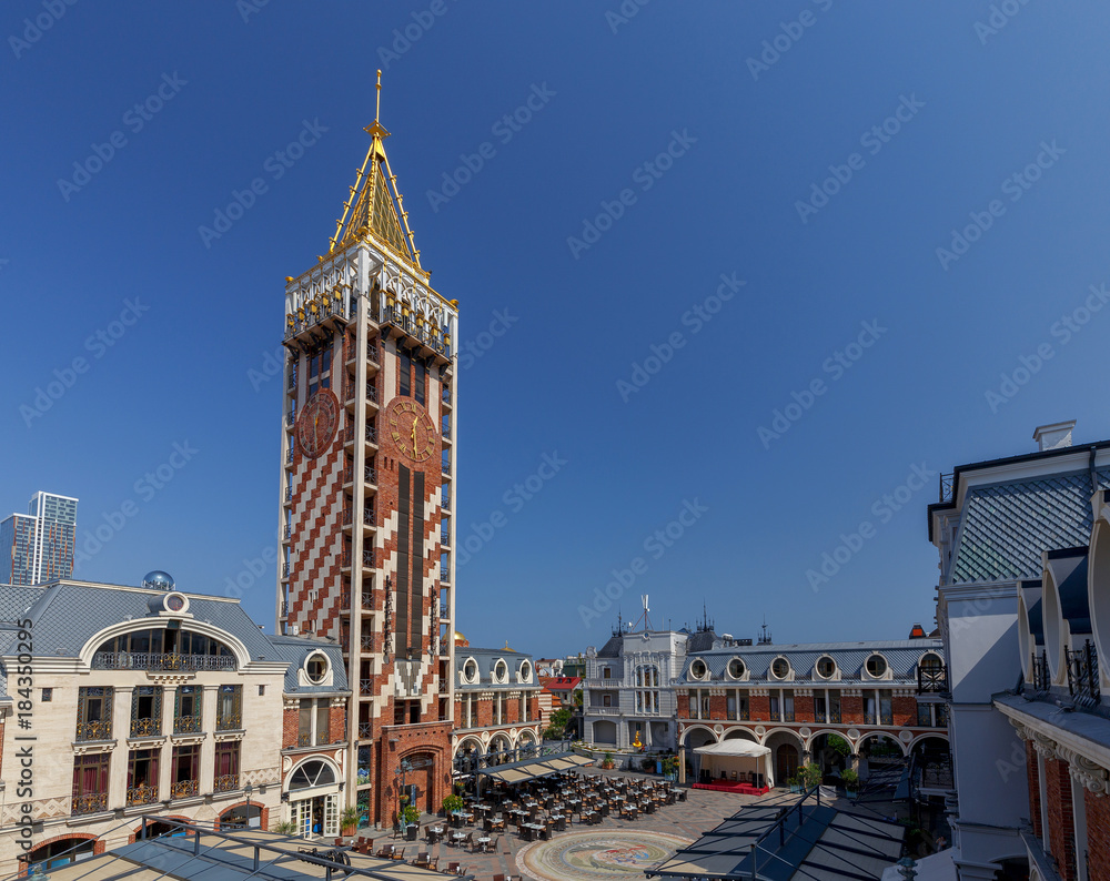 Naklejka premium Batumi. Square Piazza