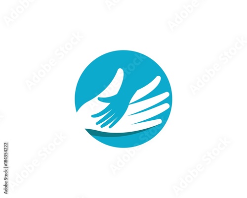 Free Download Hand Care Logo Template - GFXLoad