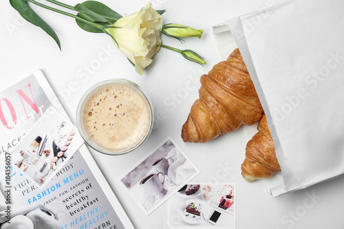 Composition with croissants...