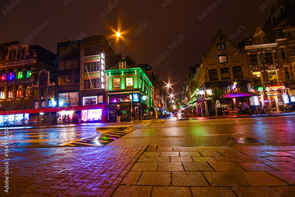 crazy colorful City Amsterdam