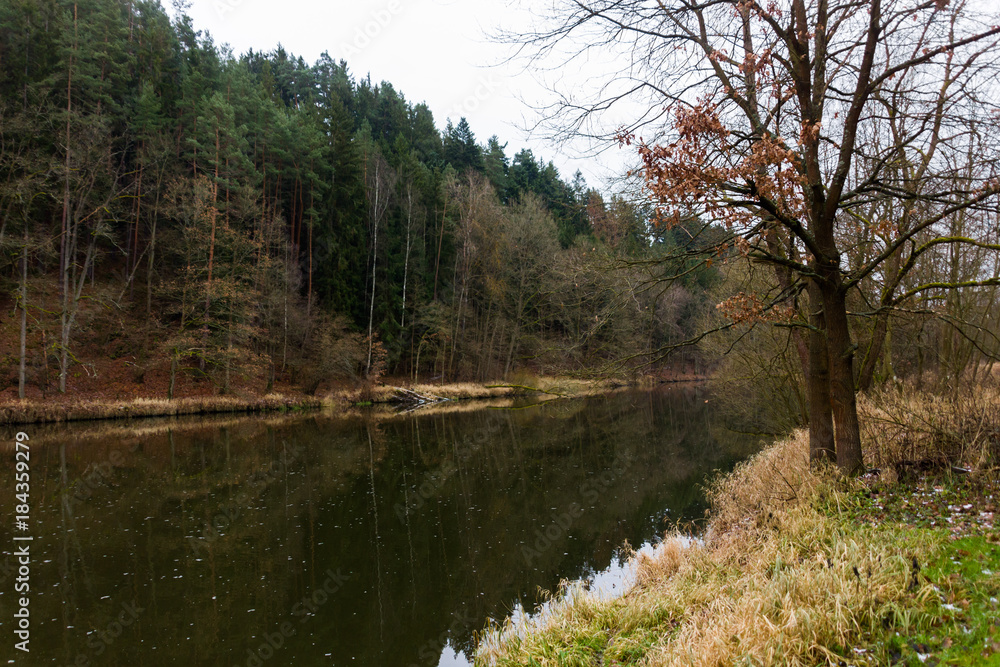 Autumn Luznice river, South Bohemia. Czech Republic. Autumn Luznice river, South Bohemia. Czech Republic.