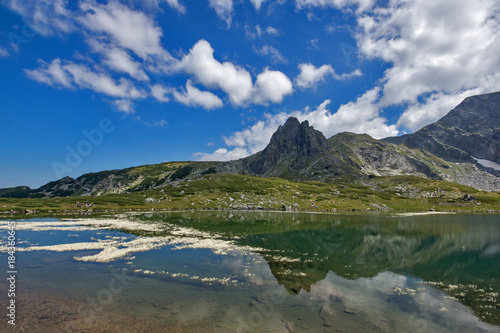 Amazing Landscape of The Twin lake, The Seven Rila Lakes, Bulgaria