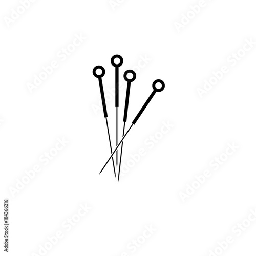 Acupuncture icon. Spa icon. Element relaxation and rest icon. Premium quality graphic design. Signs, outline symbols collection icon for websites, web design, mobile app