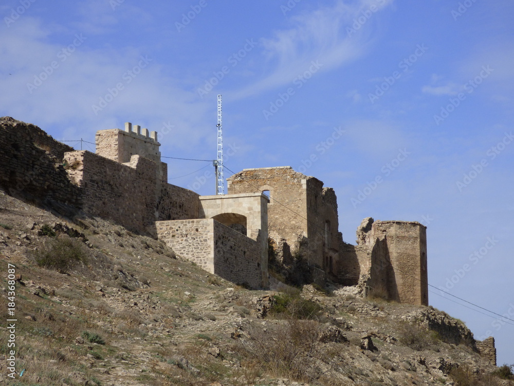 Moya en Cuenca. Villa historica de Castilla la Mancha (España)