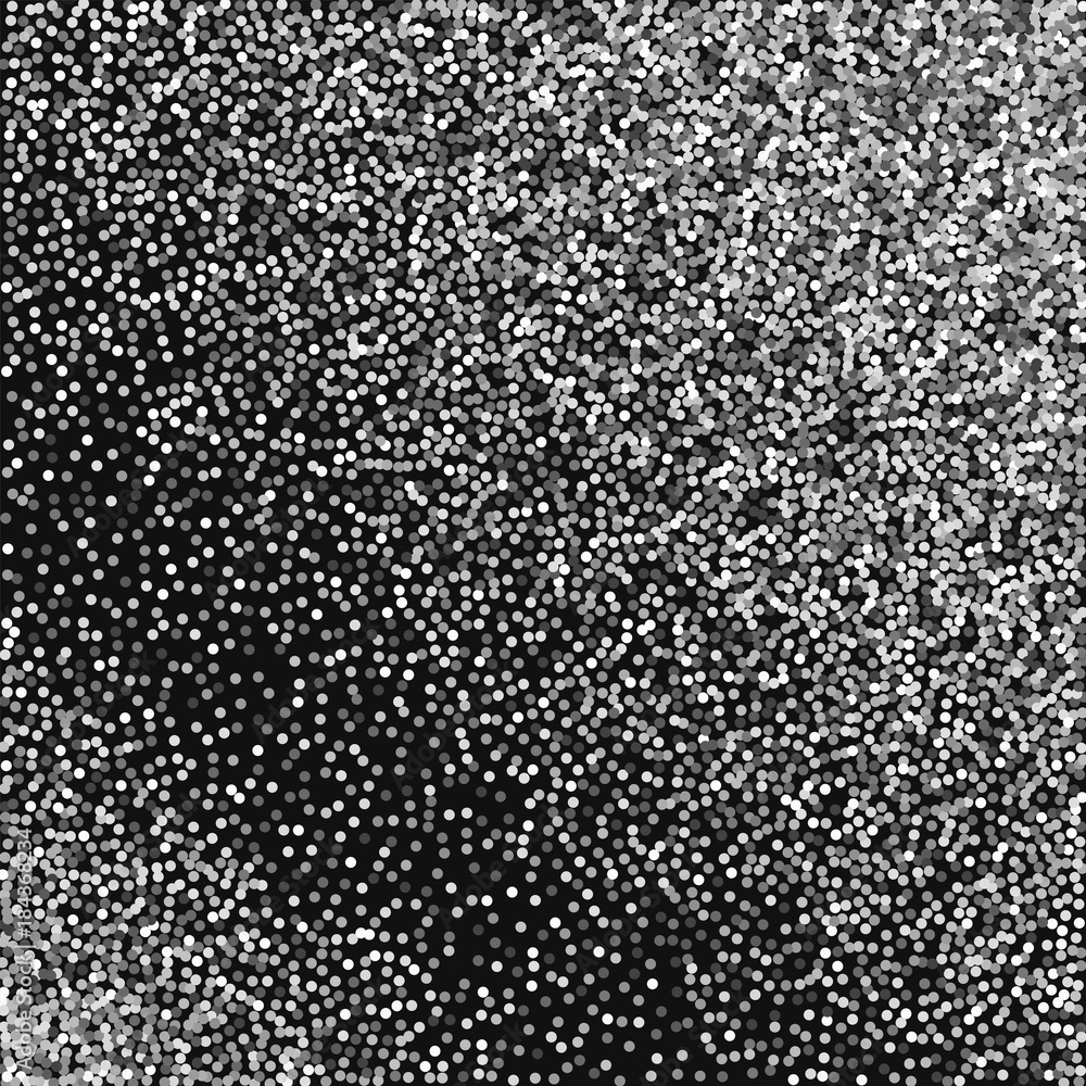 Round gold glitter. Random scatter with round gold glitter on black ...