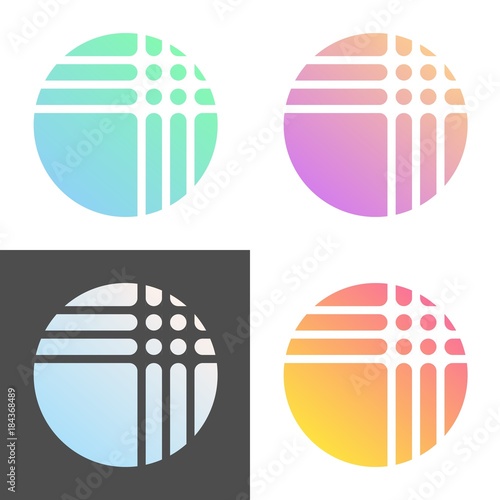 Abstract elements for logo design