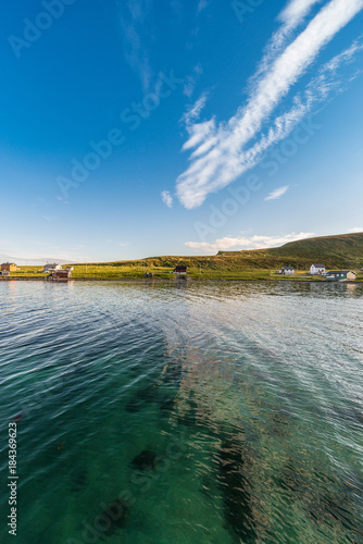 Barents Sea in Finnmark, Norway photo