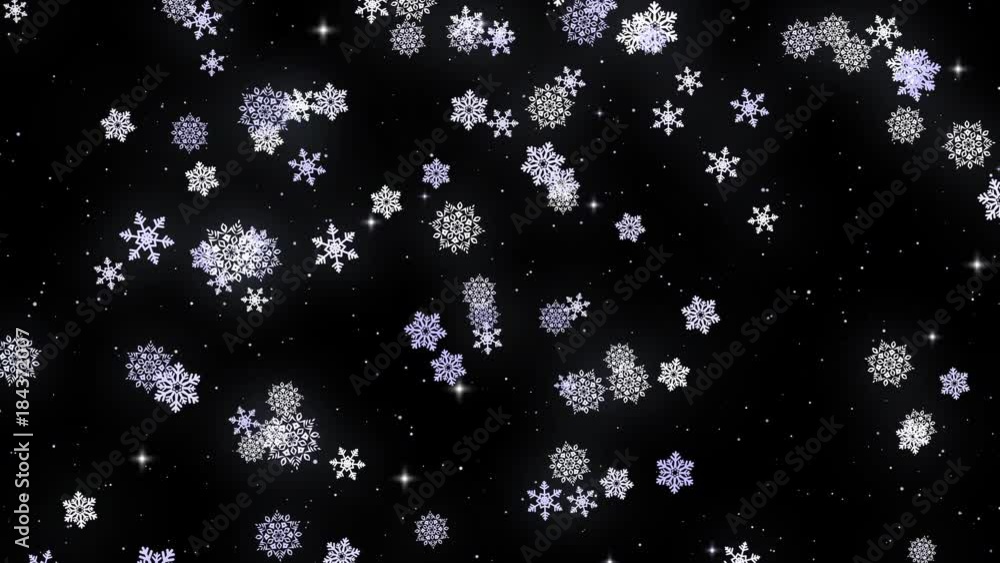 Snow Falling Loop with Alpha Channel Snow Falling Loop with Alpha Channel