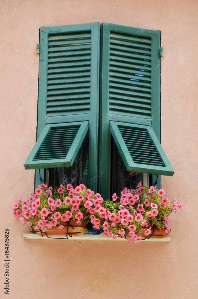 Naklejka premium Windows of Lucca