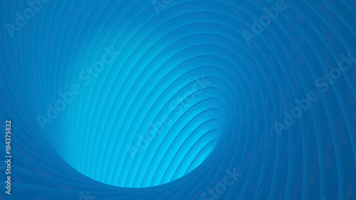 3d architectural navel spiral abstract form