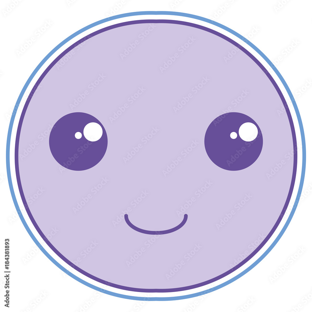 Fototapeta premium moon kawaii character isolated icon