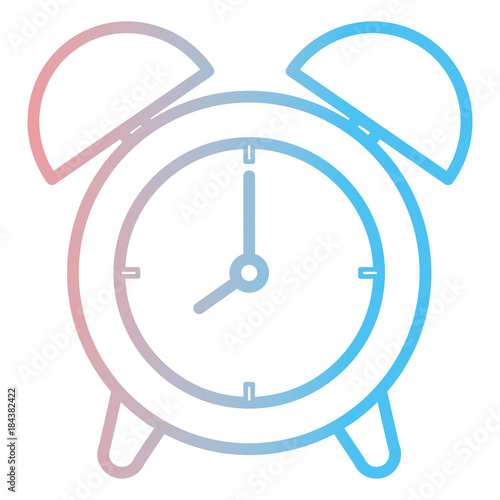 alarm time clock isolated icon
