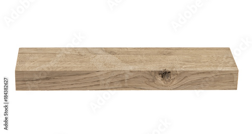 wooden bar isolated on white background