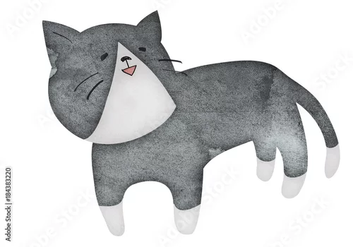 Naklejka na ścianę kot