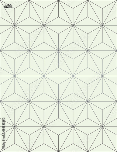 Graphic illustration with geometric pattern. Eps10 Vector illustration.