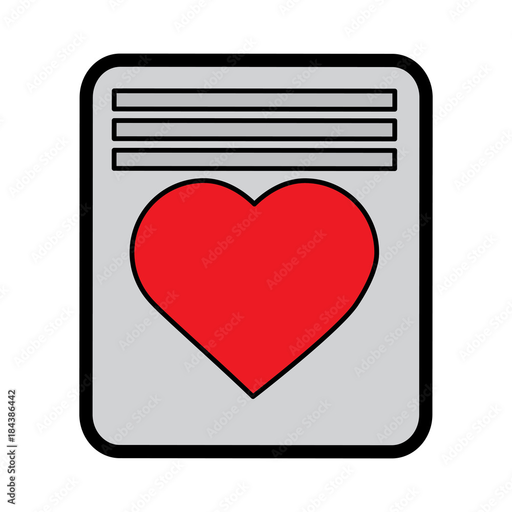 valentines day letter card greeting heart love vector illustration valentines day letter card greeting heart love vector illustration