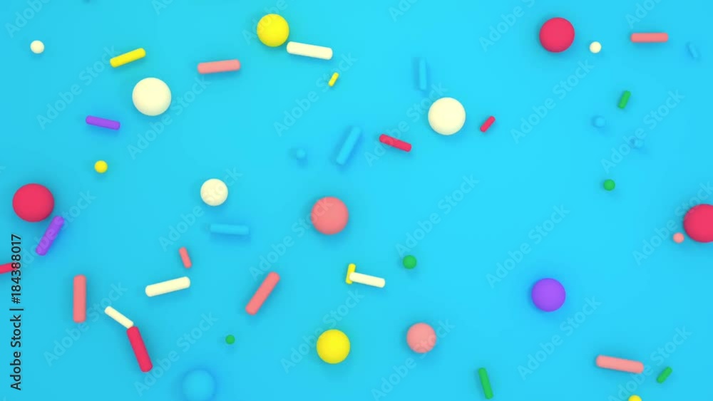 3d colorful shapes background. (Looped) 3d colorful shapes background. (Looped)