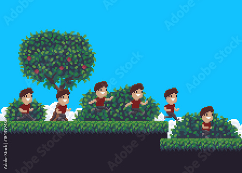 Pixel Art Scene