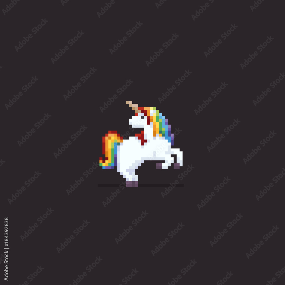 Pixel Art Unicorn Pixel Art Unicorn
