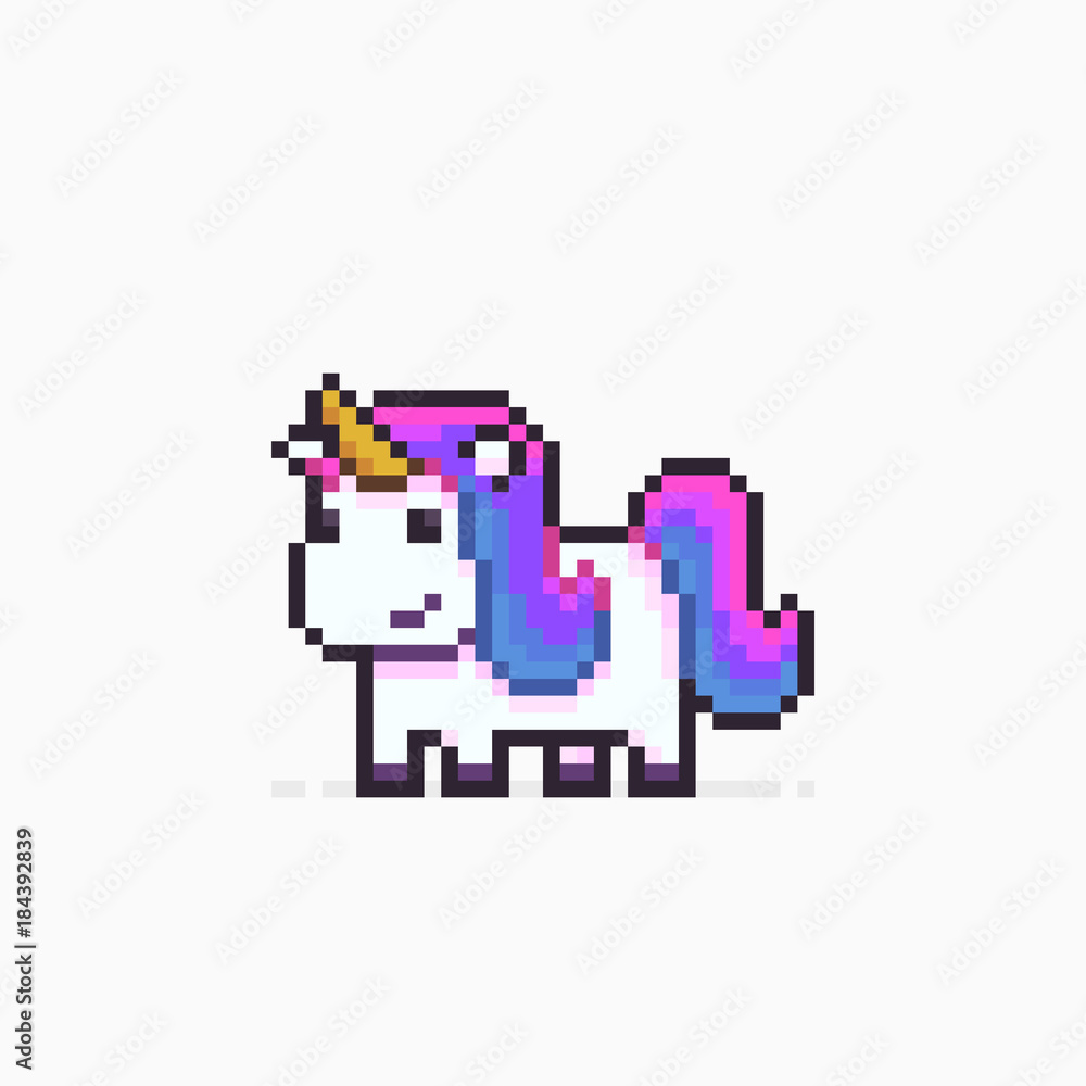 Pixel Art Unicorn Pixel Art Unicorn