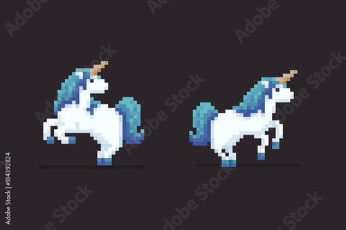 Pixel Art Unicorns