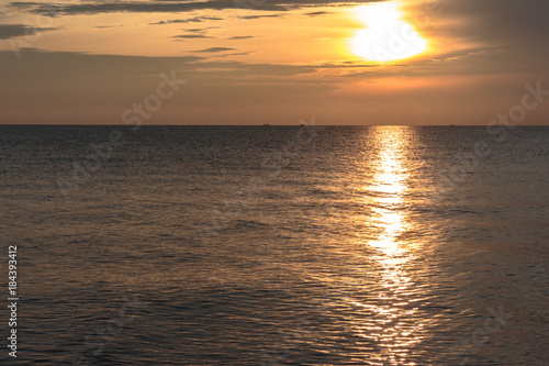 Sunrise from the sea
