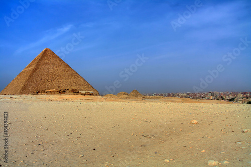 Cheops Pyramid in Giza  Egypt