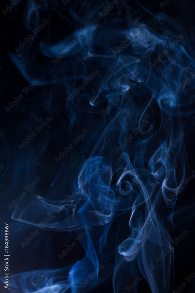 Smoke on a black background. Smoke on a black background.