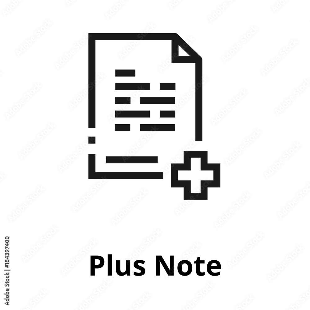 Add note line icon Add note line icon