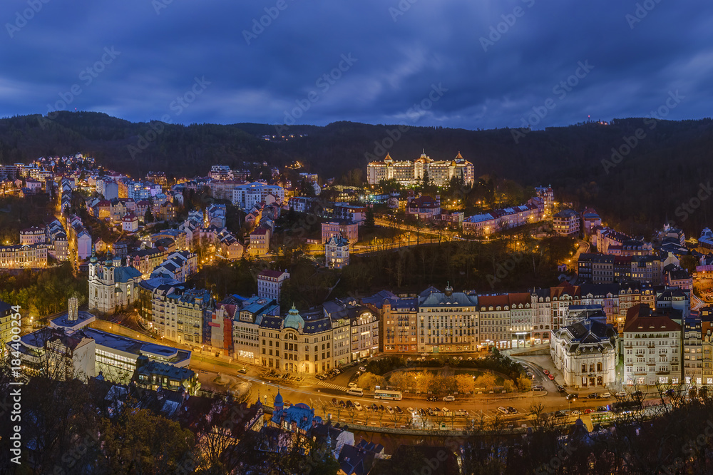 Karlovy Vary in Czech Republic