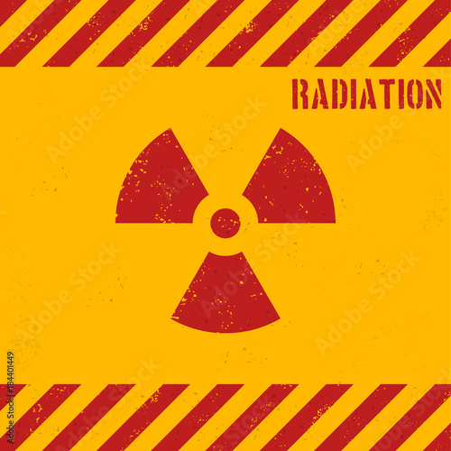 Vector grunge radiation background