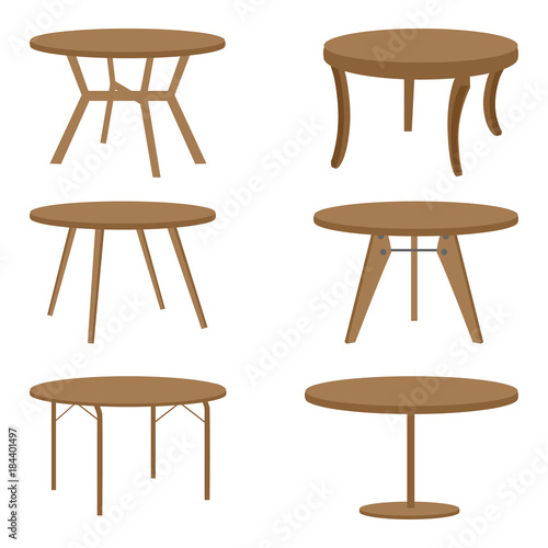 Set of table icons