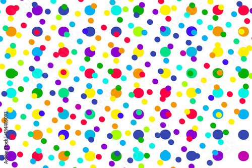 Wallpaper Mural カラフルなドットパターン Torontodigital.ca