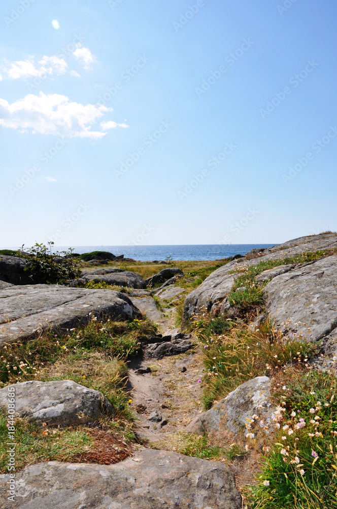 natural sea and landscape