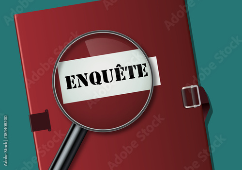 enquête - loupe - investigation - dossier - concept - sondage - information - scoop - média - secret