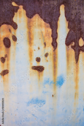 Obraz na płótnie Colorful Rust Stains-Aged Iron
w salonie