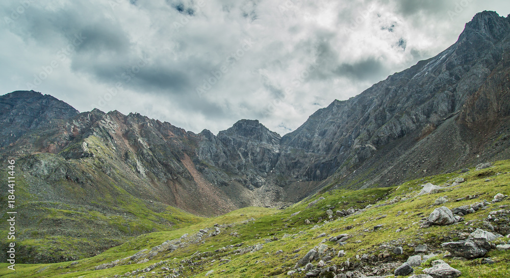 Fototapeta premium Mountain landscape, nature. Siberia.