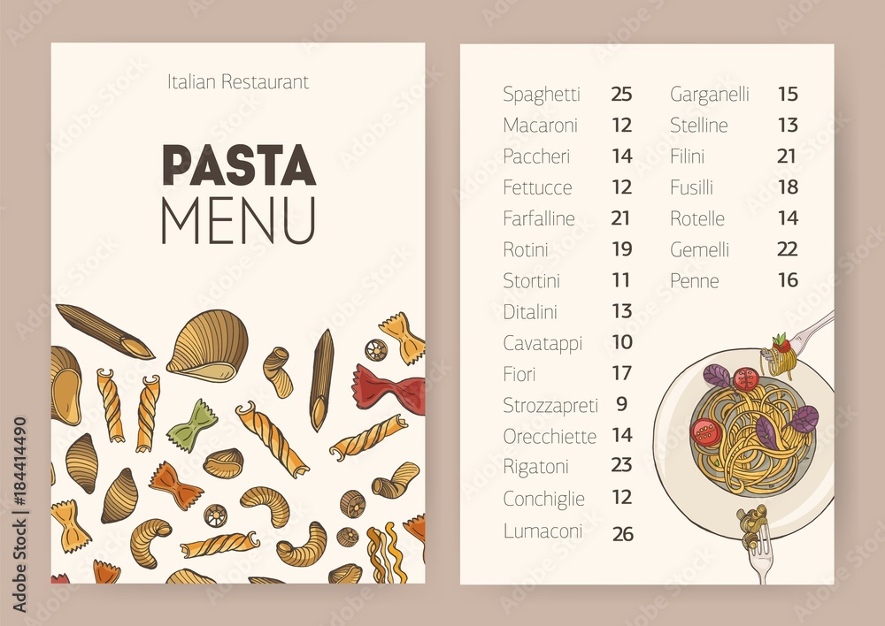 Restaurant Or Cafe Dining Menu Template With Plate Of Cooked Delicious Restaurant Or Cafe Dining Menu Template With Plate Of Cooked Delicious