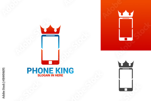 Phone King Logo Template Design