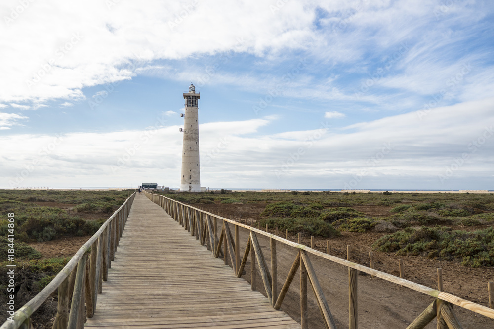 Morro Jable lighthouse, Fuerteventura, Canary