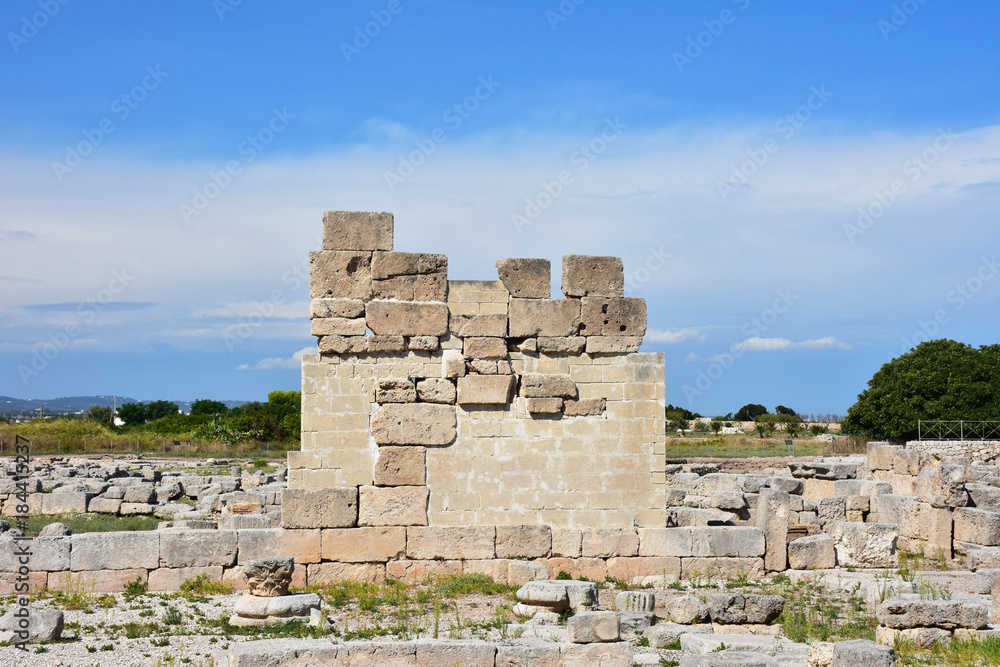 Italy, Puglia, Egnazia. XVth century BC. Archaeological area of the ancient city of Puglia.