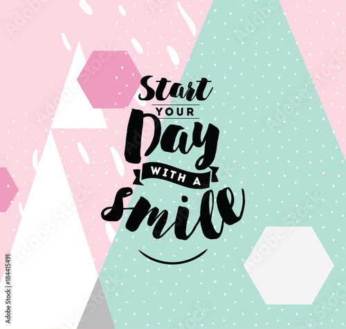 Typography for poster, invitation, greeting card or t-shirt.