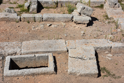 Italy, Puglia, Egnazia. XVth century BC. Archaeological area of the city of Puglia.  photo