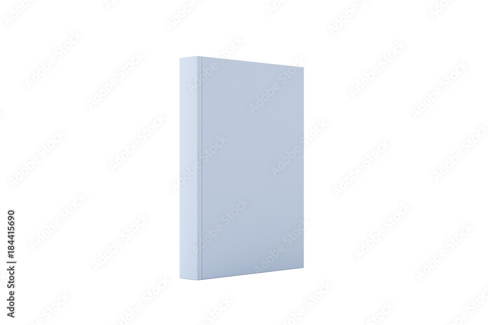 Blank book cover isolate on white background. 3D render Blank book cover isolate on white background. 3D render