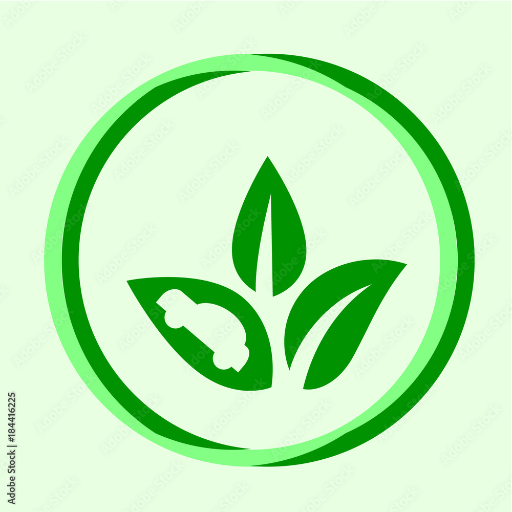 Ecology car green logo vector design