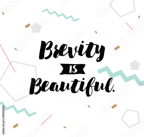 Typography for poster, invitation, greeting card or t-shirt.