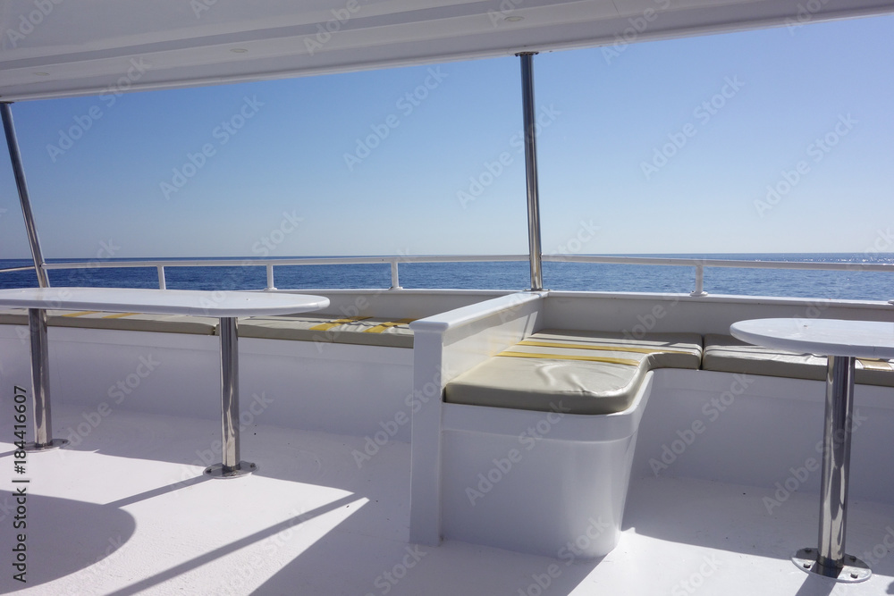 Fototapeta premium yacht interior