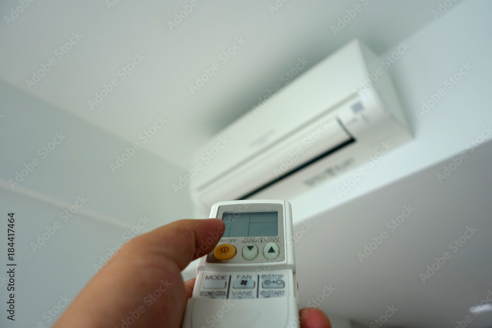 Turning on of air conditioning Turning on of air conditioning