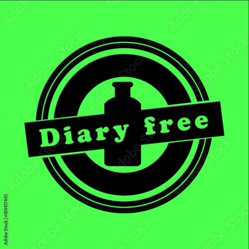 Diary free black logo vector design